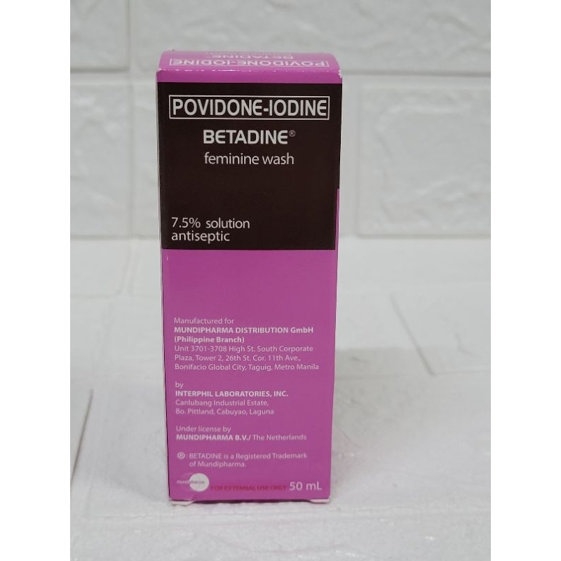 BETADINE FEMININE WASH 7.5 SOLUTION ANTISEPTIC (50ML) Shopee Philippines