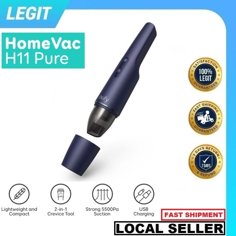 eufy by Anker HomeVac H11 Pure, Cordless Handheld Car Vacuum Cleaner