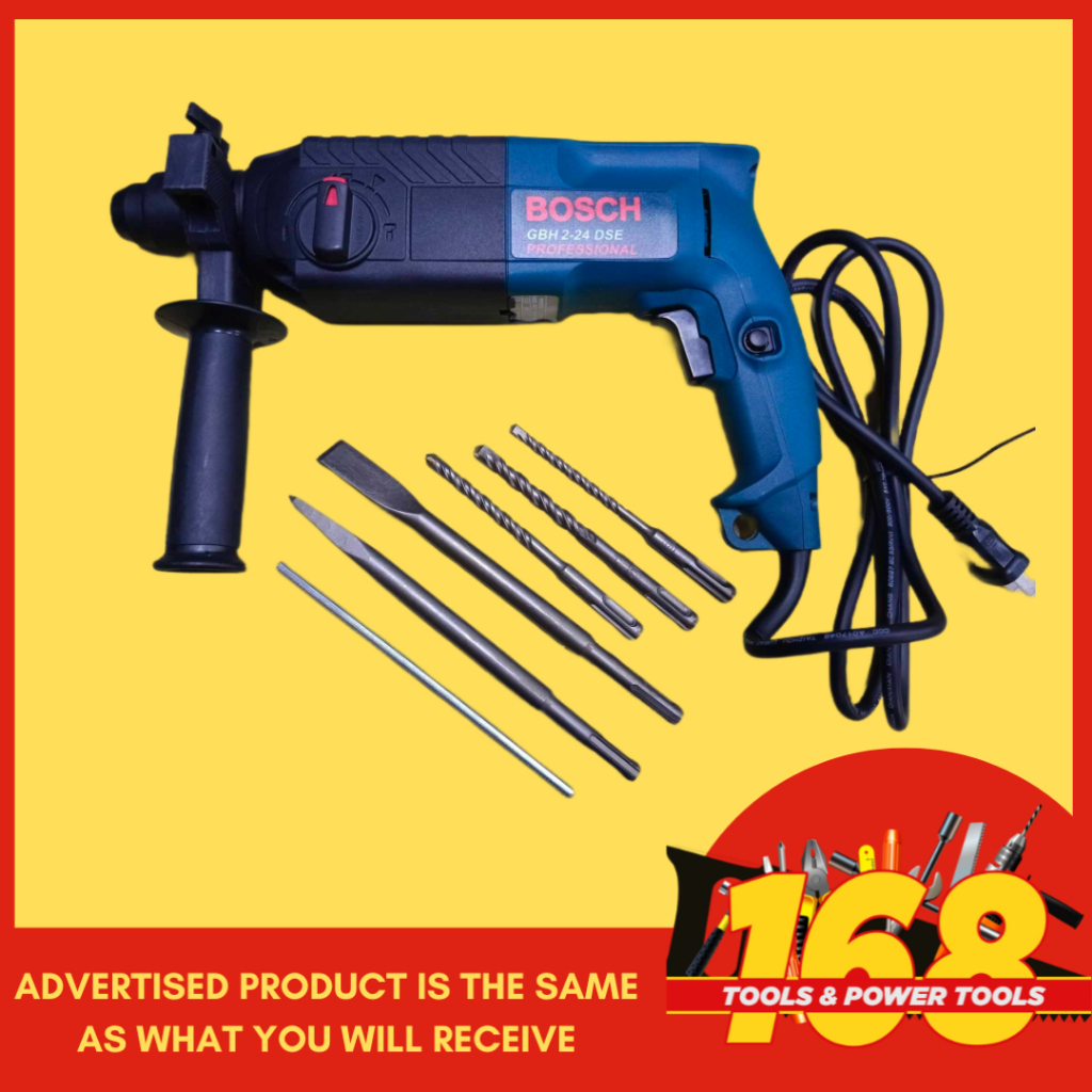 BOSCH 24MM ROTARY HAMMER DRILL CHIPPING GUN Shopee Philippines