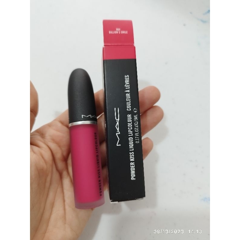 Original MAC Liquid Lipcolour Powder Kiss A BILLION SMILE Shopee