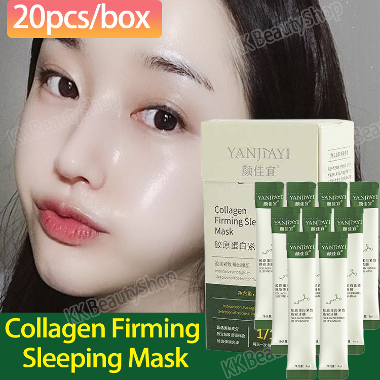 20PCS/BOX YANJIAYI Collagen Firming Sleeping Mask Hydrating