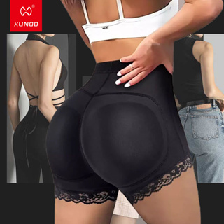 XUNDD Women's Mid Waist Hip Lift Pants Paddings Hip and Butt Panty