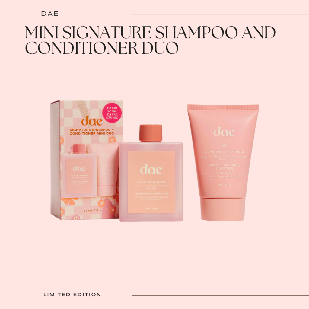 dae Mini Signature Shampoo and Conditioner Duo Limited Edition Shopee