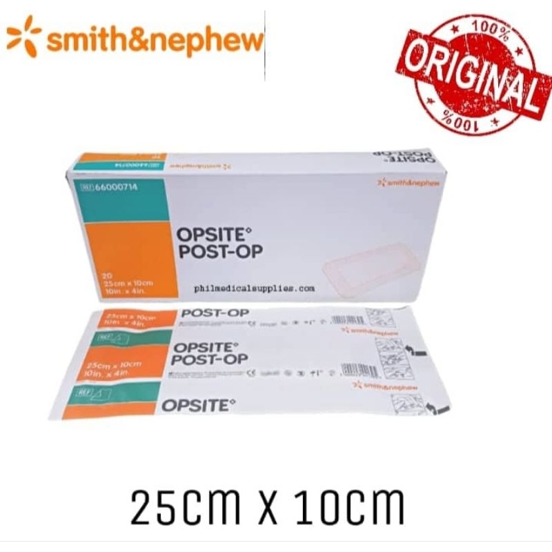 OPSITE POST-OP WOUND DRESSING ( SOLD PER BOX ) WATERPROOF | Shopee ...