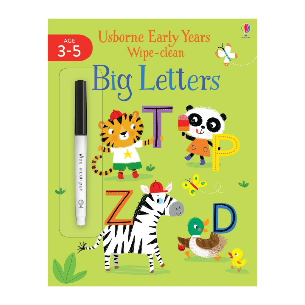 Usborne Early Years WipeClean BIG LETTERS (brand new softcover with