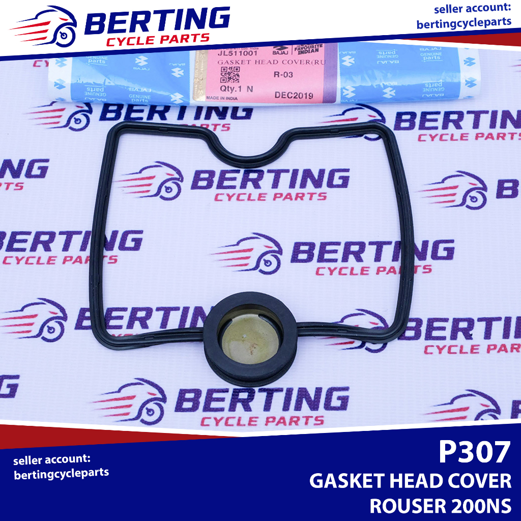 GASKET HEAD COVER Rouser NS200 Carb Genuine JL511001 Shopee Philippines
