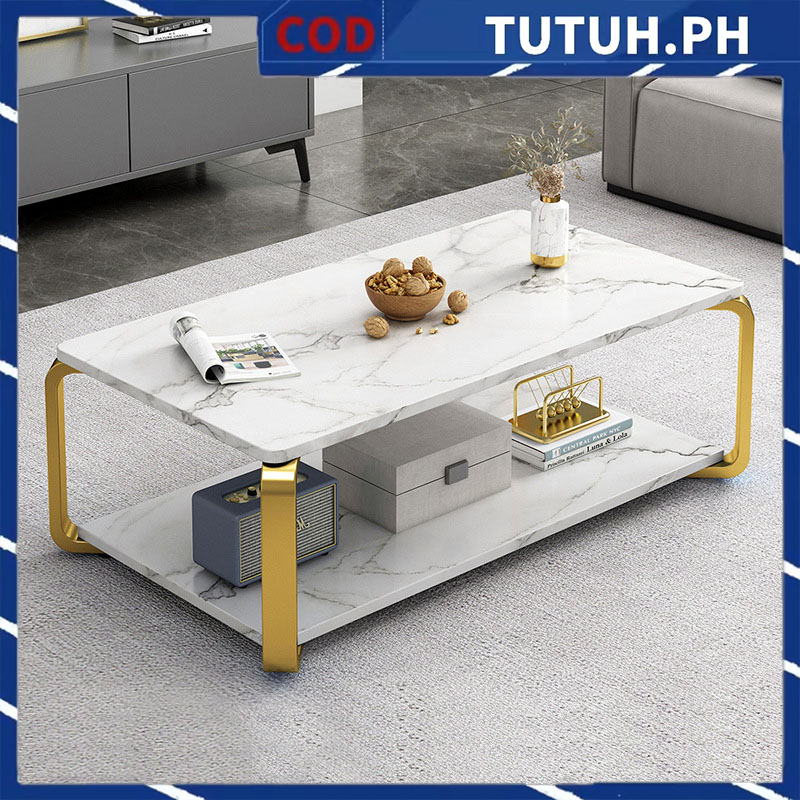 ⚡COD⚡ 2-Tier Coffee Table Modern Creative Center Table Tea Table with ...