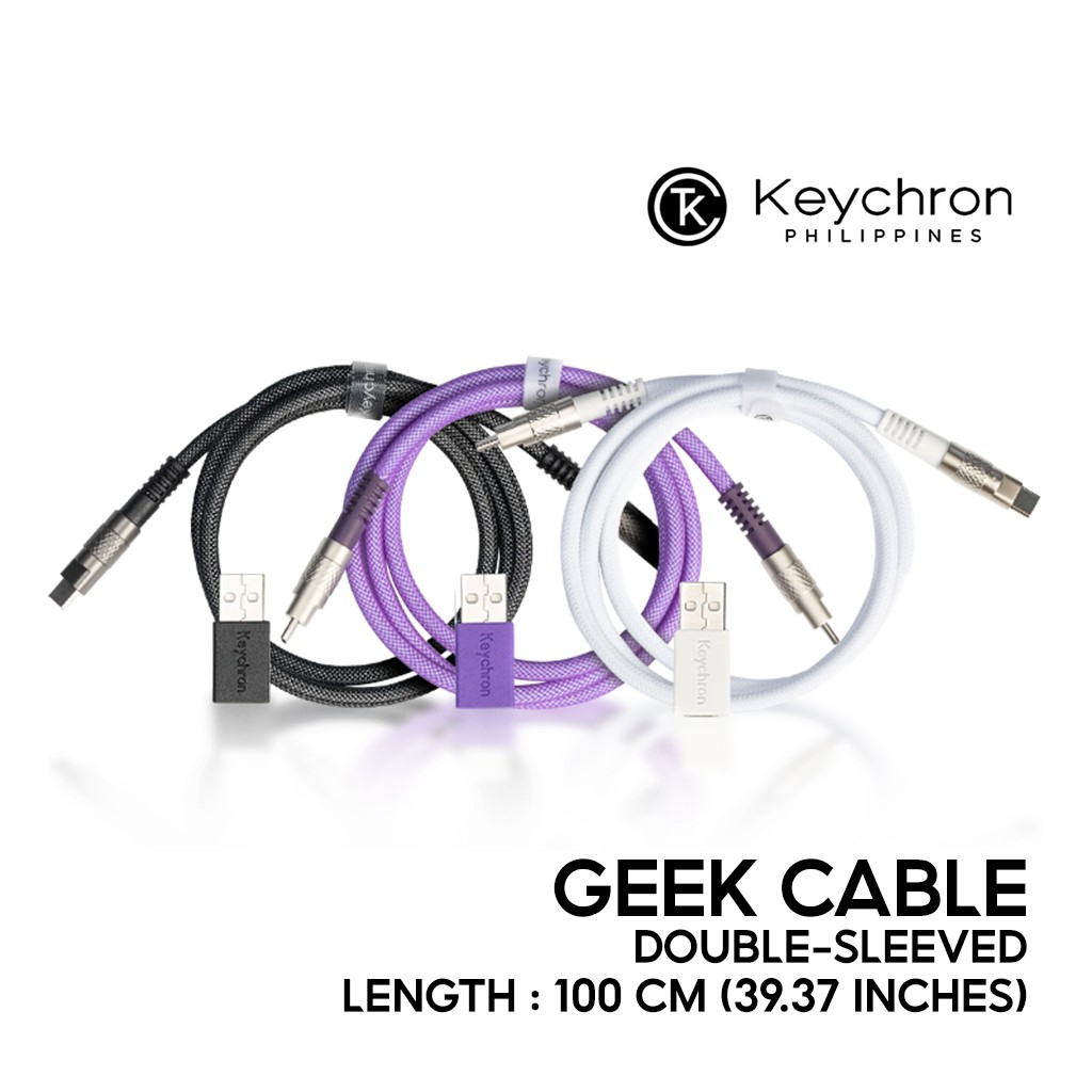 Keychron Double-Sleeved Geek Cable | Shopee Philippines