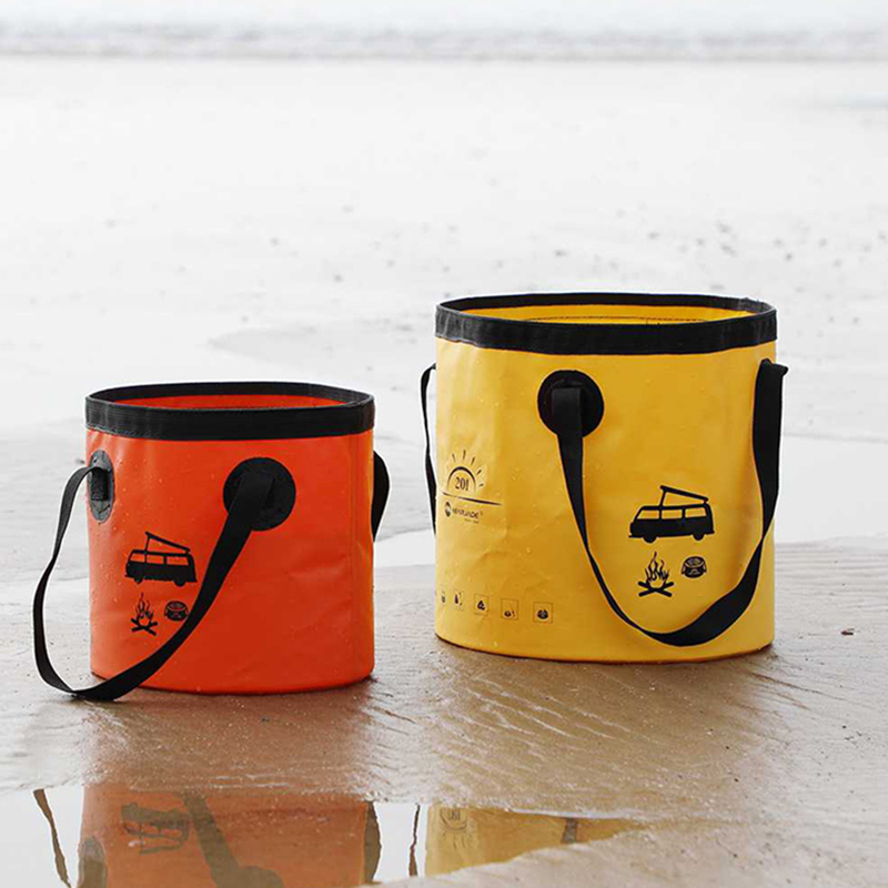 20L Camping Bucket Portable Foldable Bucket Collapsible basin Water ...