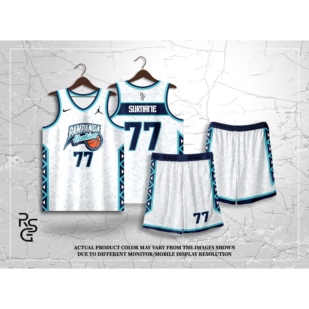 2023 Customized Jersey Full Sublimation Pampanga Huskies | Shopee ...