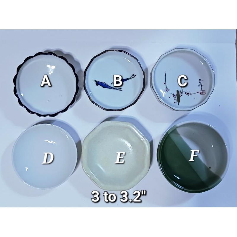 small soy dishes condiments tiny plate surplus japan Shopee Philippines