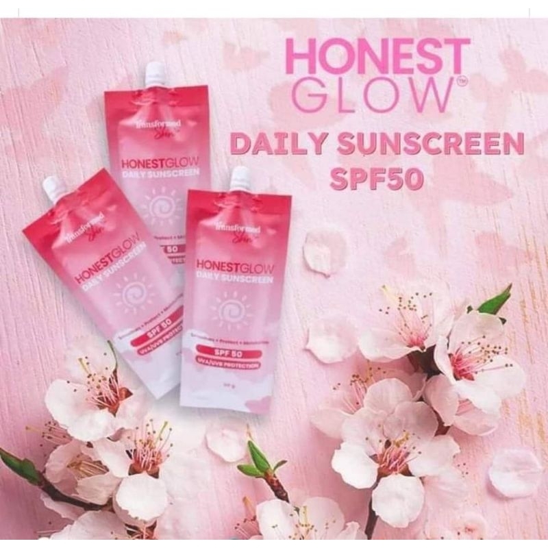 HONEST GLOW SUNSCREEN SPF50 | Shopee Philippines