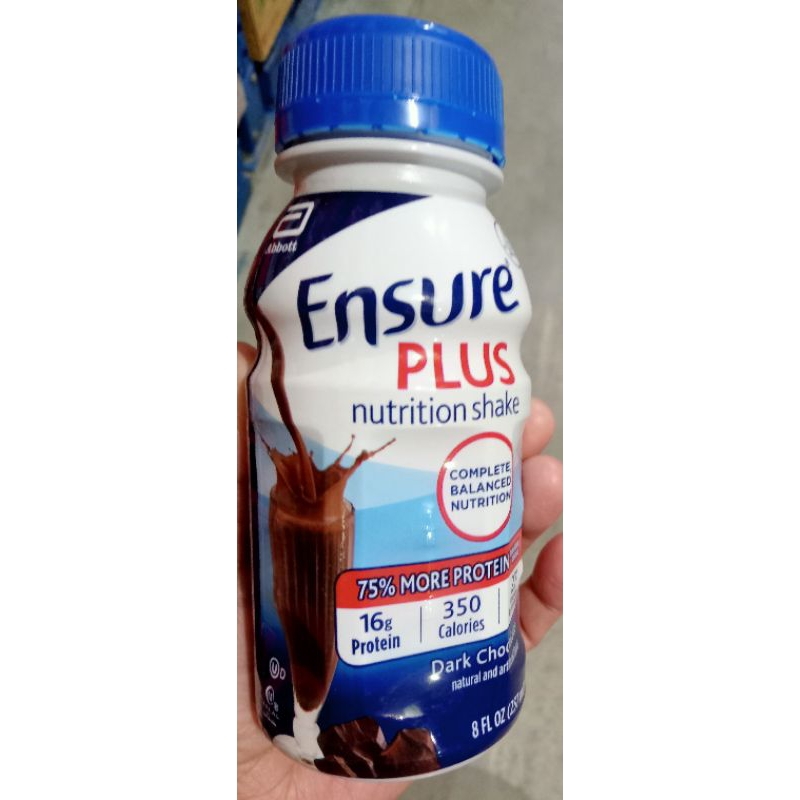 Ensure Plus Dark Chocolate Flavor 237ml Shopee Philippines