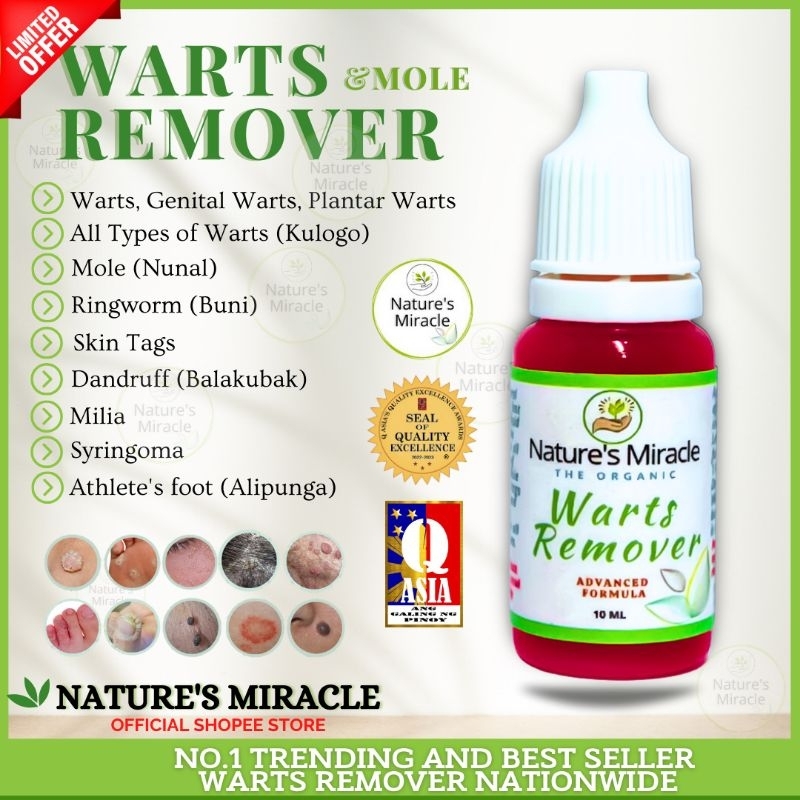 Warts Remover Original Pure Kasoy Oil 10ml For Skin Tags Nunal Kulugo An An Buni By Nature S