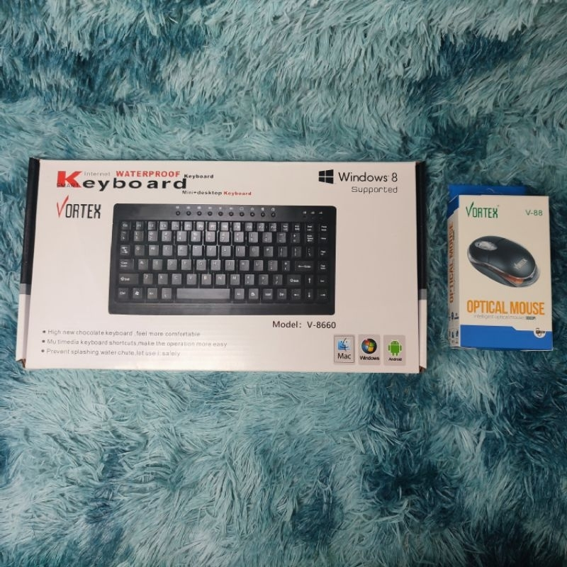 Vortex usb mouse and keyboard combo v8660 v88 shopee philippines