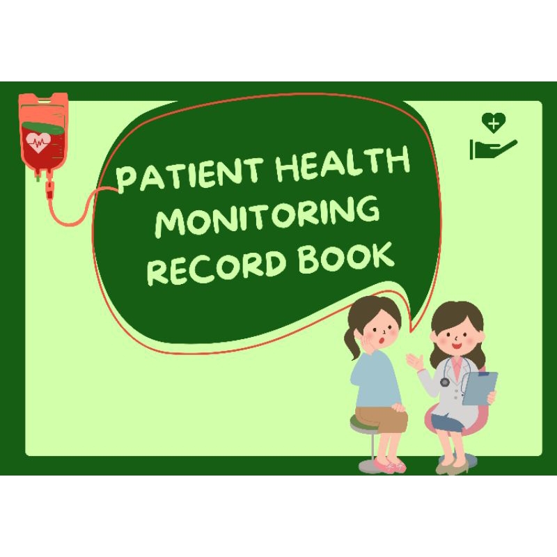 Patient medication profile and patient health monitoring record book