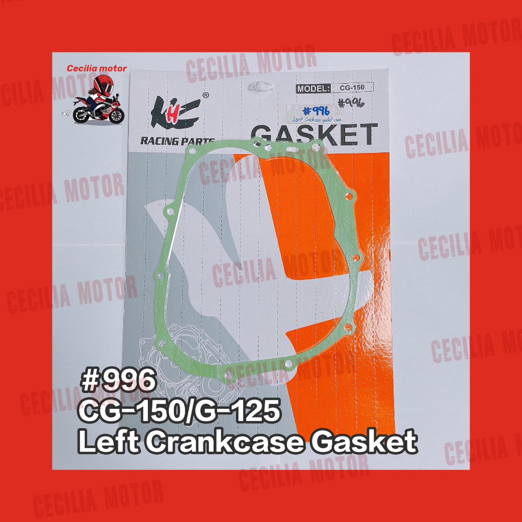 MOTORCYCLE Left Crankcase Gasket FOR TMX155/TMX125METAL/LIFAN150/CG