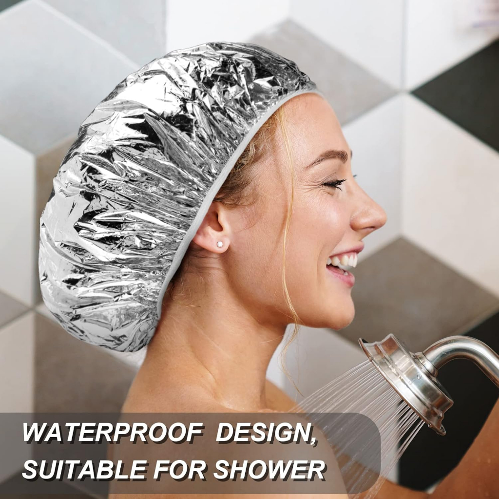 Aluminum on sale shower cap