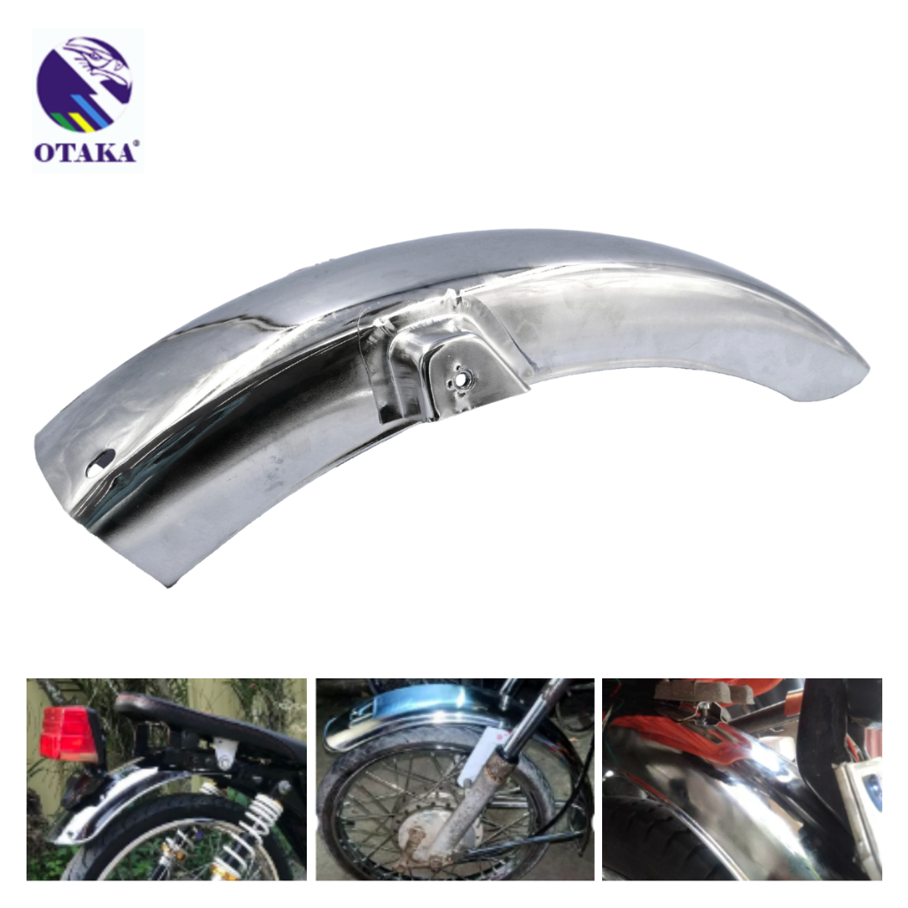 OTAKA MOTORCYCLE REAR FENDER STAINLESS STEEL FOR RAIDER 150 / TMX 125 ...