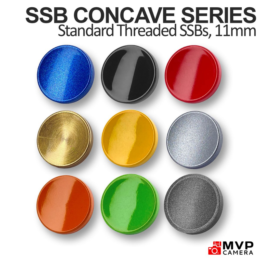 SSB CONCAVE SERIES Standard Threaded Shutter Button Thick Fuji Fujifilm