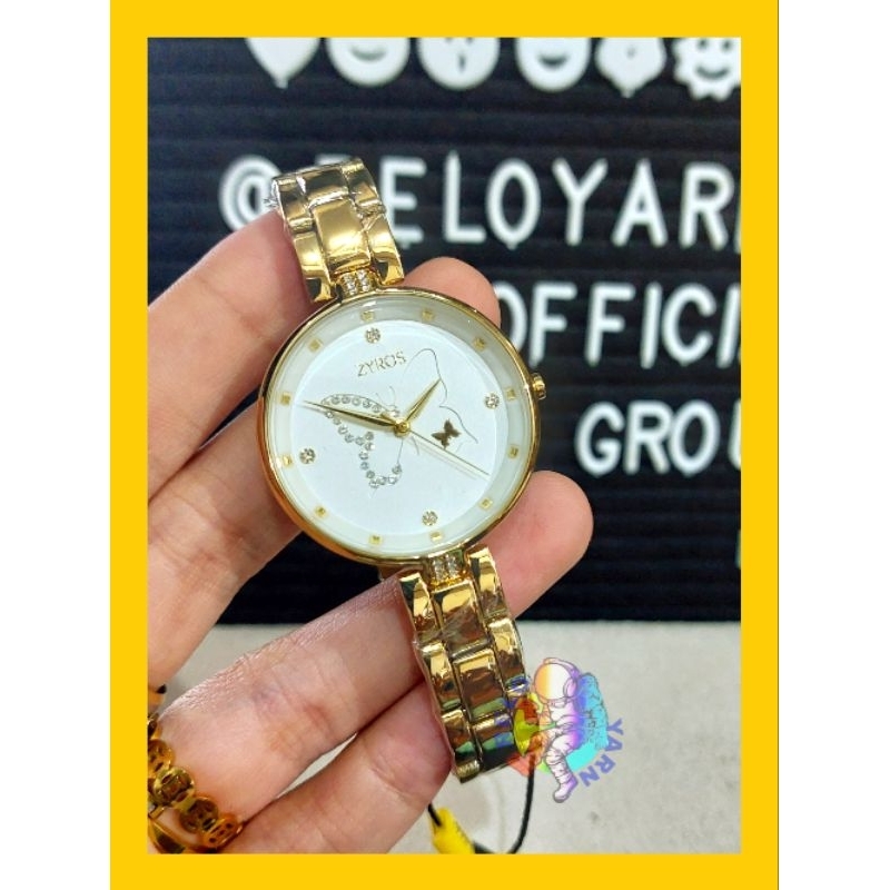 RELOYARNPH ZYROS WATCHES FOR LADIES FROM DUBAI Shopee