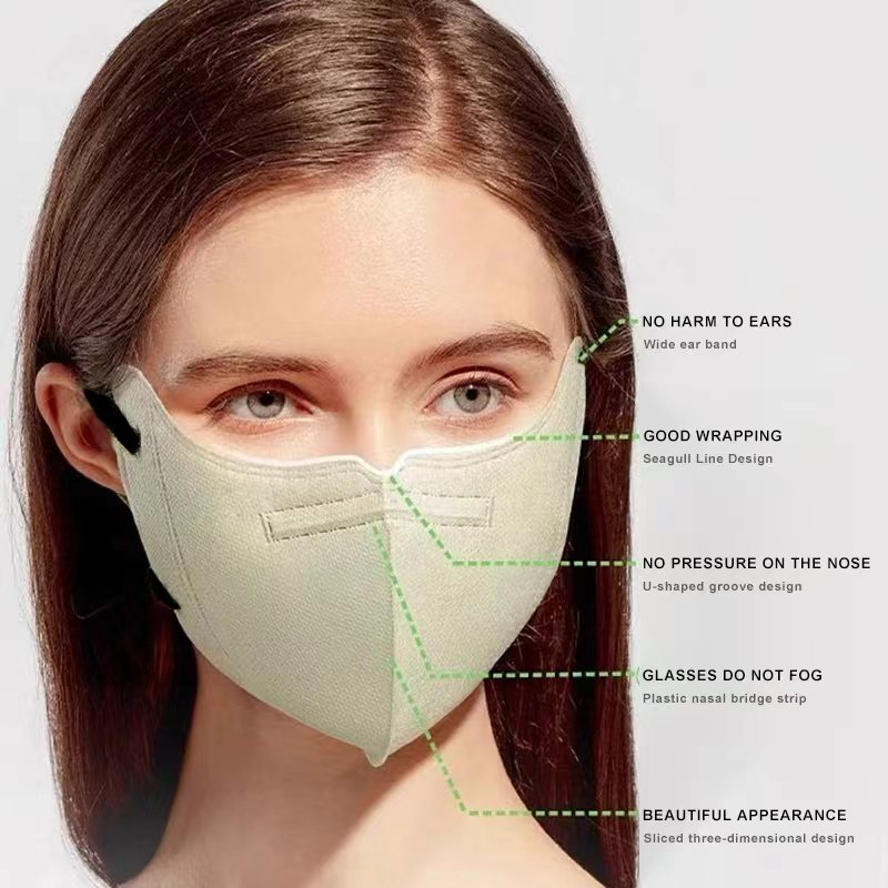 10PCS New 3D mask protects against UV rays, viruses, volcanic ash, dust