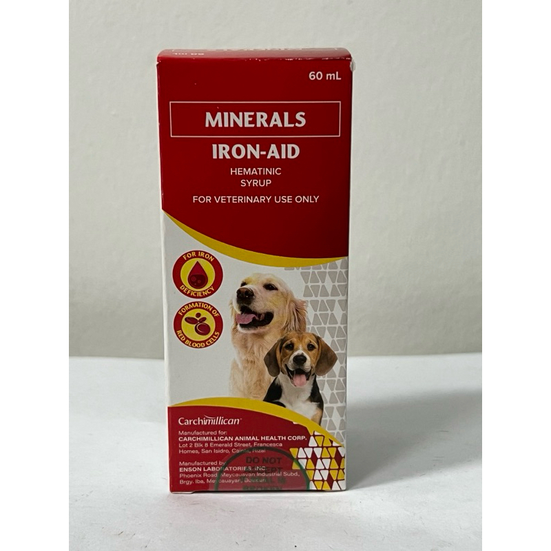 Iron Aid Oral Suspension Syrup Iron Supplement for Dogs Anemia Shopee Philippines