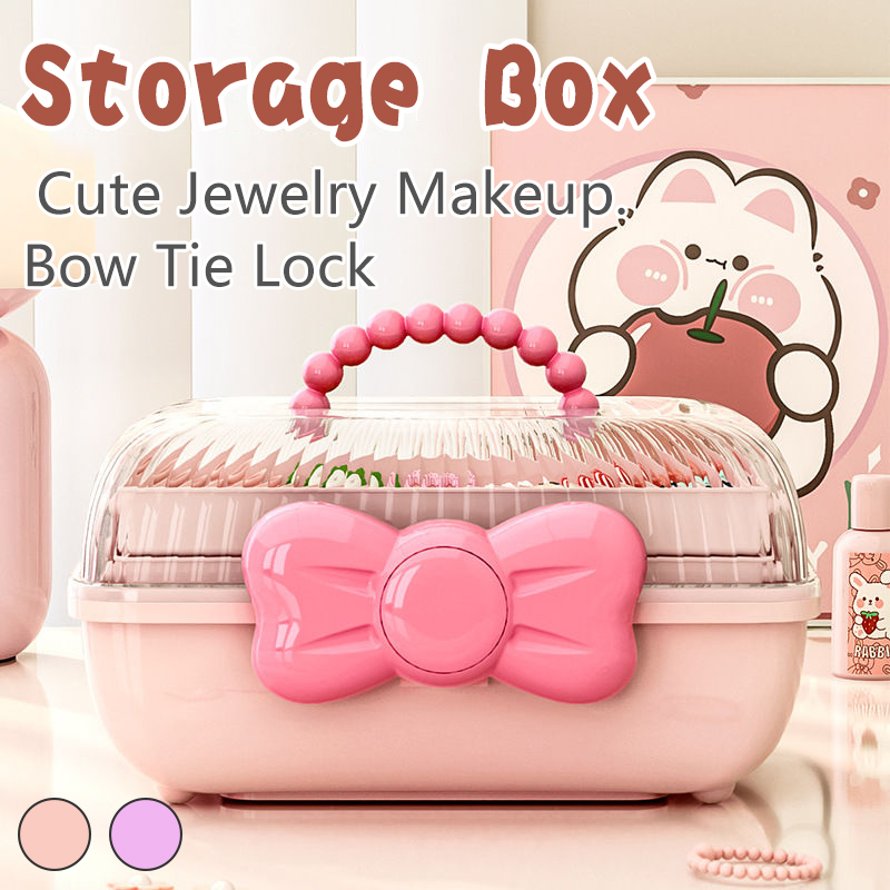 Make Up Box Practical Hair Accessory Storage Box 3layer Organizer