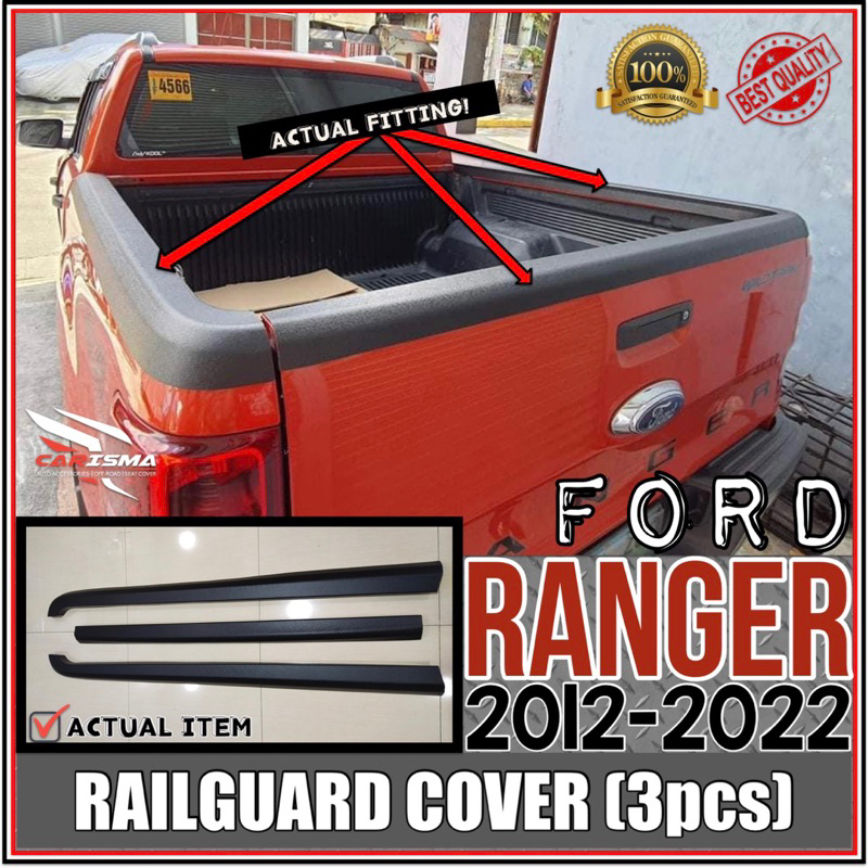 FORD RANGER 2012-2022 RAIL GUARD 3pcs (ranger accessories) | Shopee ...