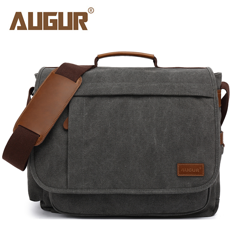 AUGUR Canvas Crossbody Shoulder Messenger Bag Student bag Shopee Philippines