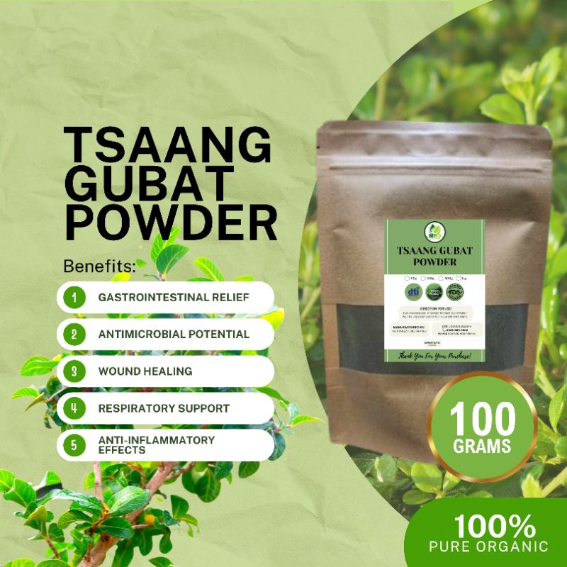 PURE ORGANIC TSAANG GUBAT POWDER 100g Shopee Philippines