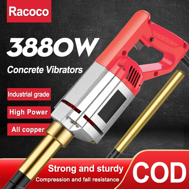 Concrete Vibrators Electric Cement Soil Mixer With Stick 220V Portable