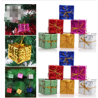 Mini Christmas Gifts Deco, Hanging Foam Gift Boxes