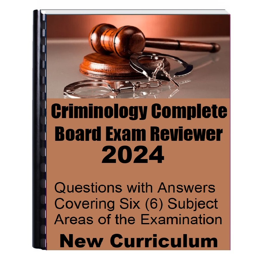 Criminology Board Exam Reviewer 2024 Edition Shopee Philippines