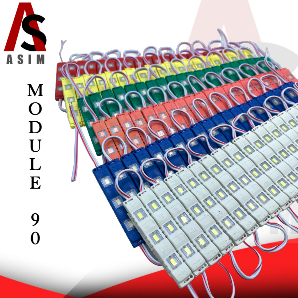 ASIM Motorcycle 1PC Car Module LED 3Led Square Lights Decorative Lights ...