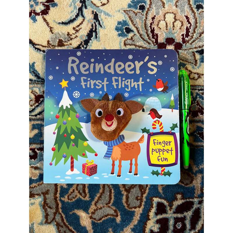 Finger Puppet, Reindeer’s First Flight Christmas childrens Books ...