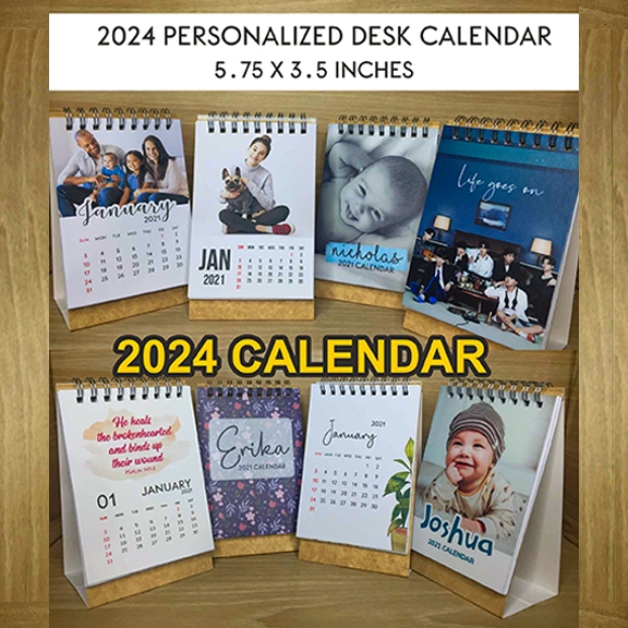 2024 Personalized Desk Calendar STANDARD SIZE Shopee Philippines