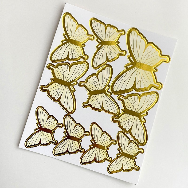 Multi-pack Paper Butterfly Topper Cake Topper Birthday Cake Decoration ...