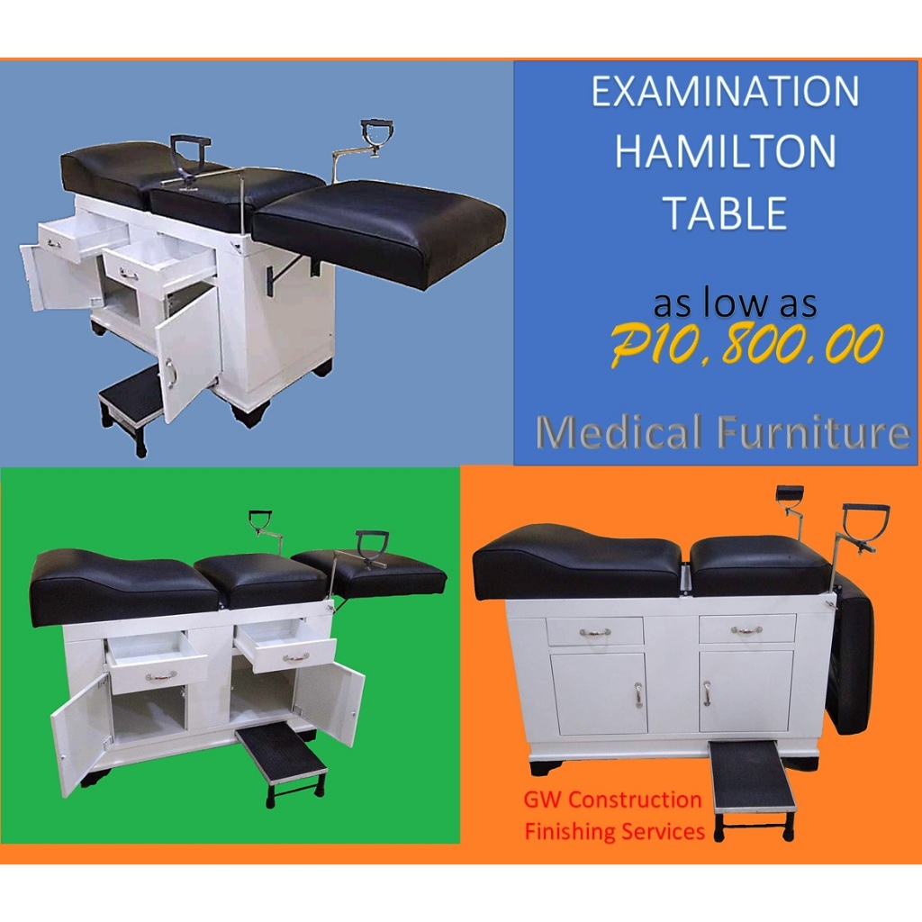 Hamilton Examination Table used for clinic or Hospital Shopee Philippines