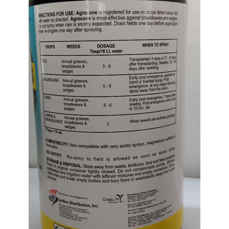 Agroxone ( 500ml / 1 Liter ) Herbicide | Shopee Philippines