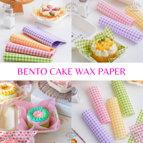 Bento Cake Wax Paper / Cake Wax Paper / Bento Cake Parchment Paper