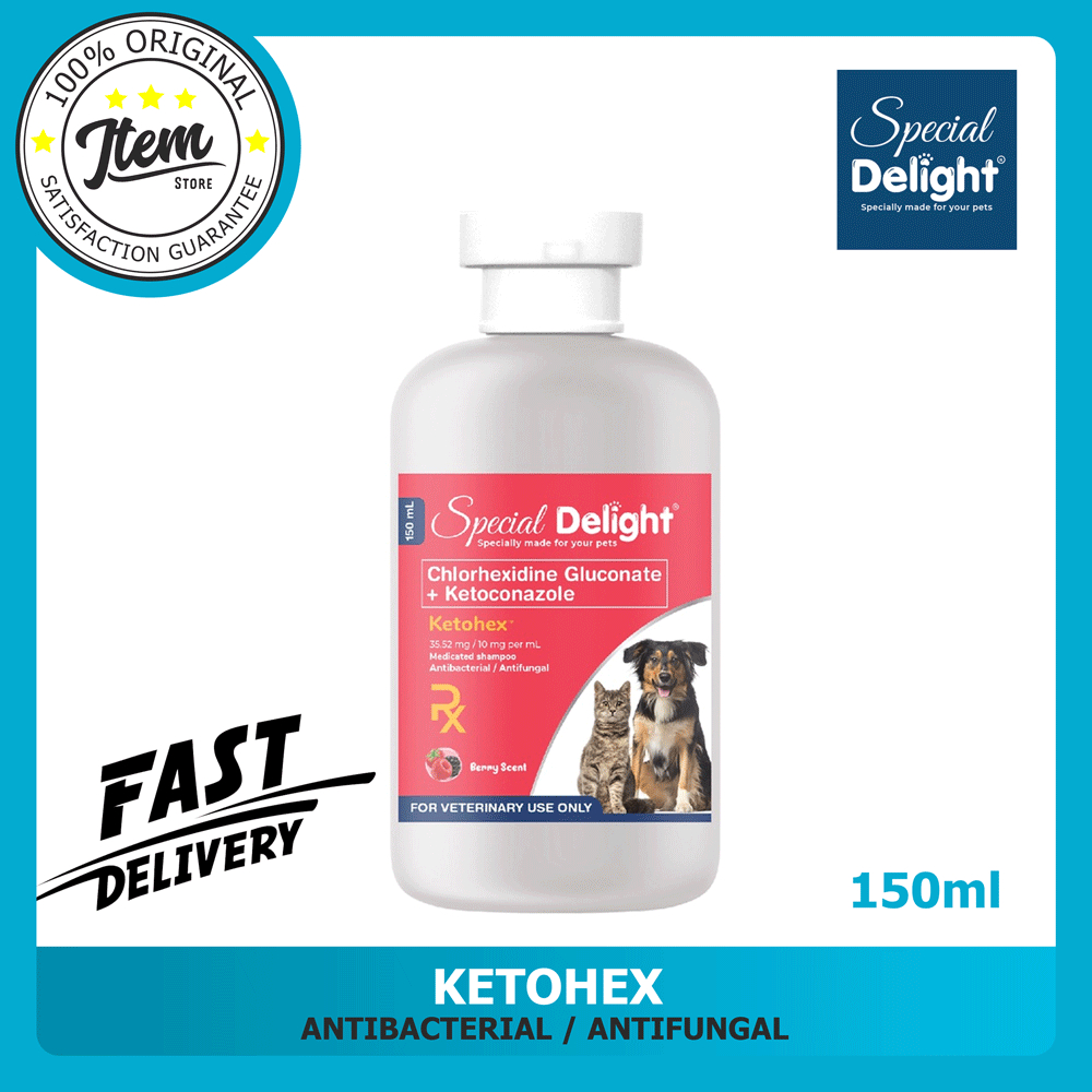 Dog shampoo with chlorhexidine and ketoconazole best sale