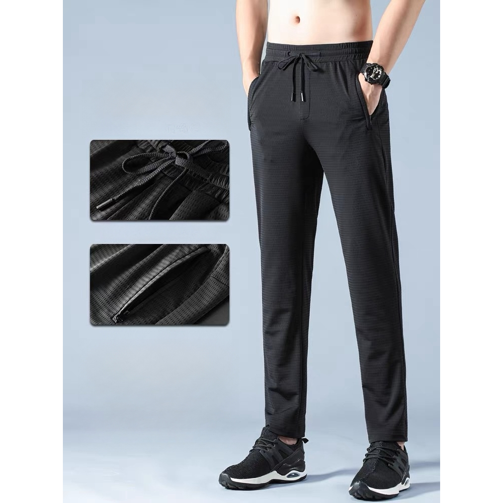 99025# Men's Sports Dri-Fit Quick dry Jogging Pants Casual Walker Pants ...