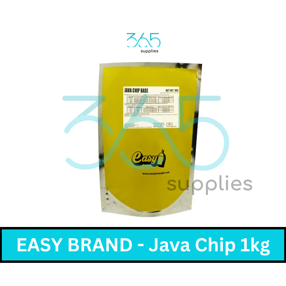 EASY BRAND - Powder Java Chip flavour 1kg for Milktea, Coffee & Frappe ...