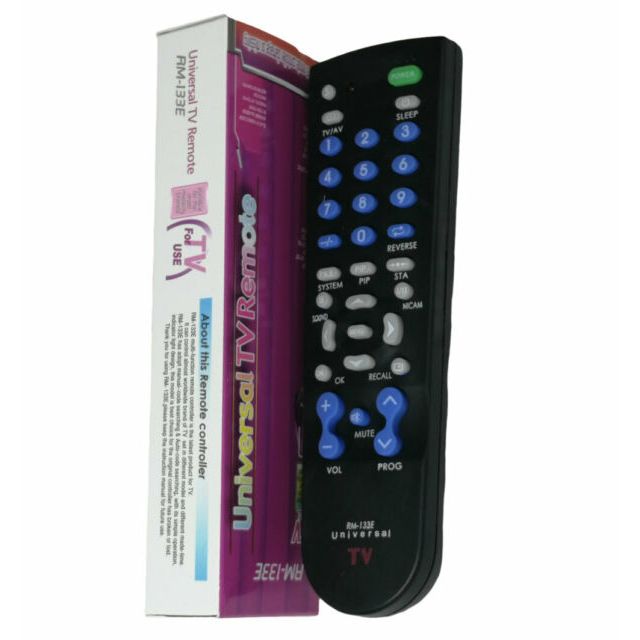 COD RM133E Universal Remote Control Suitable for Majority of TV Brands