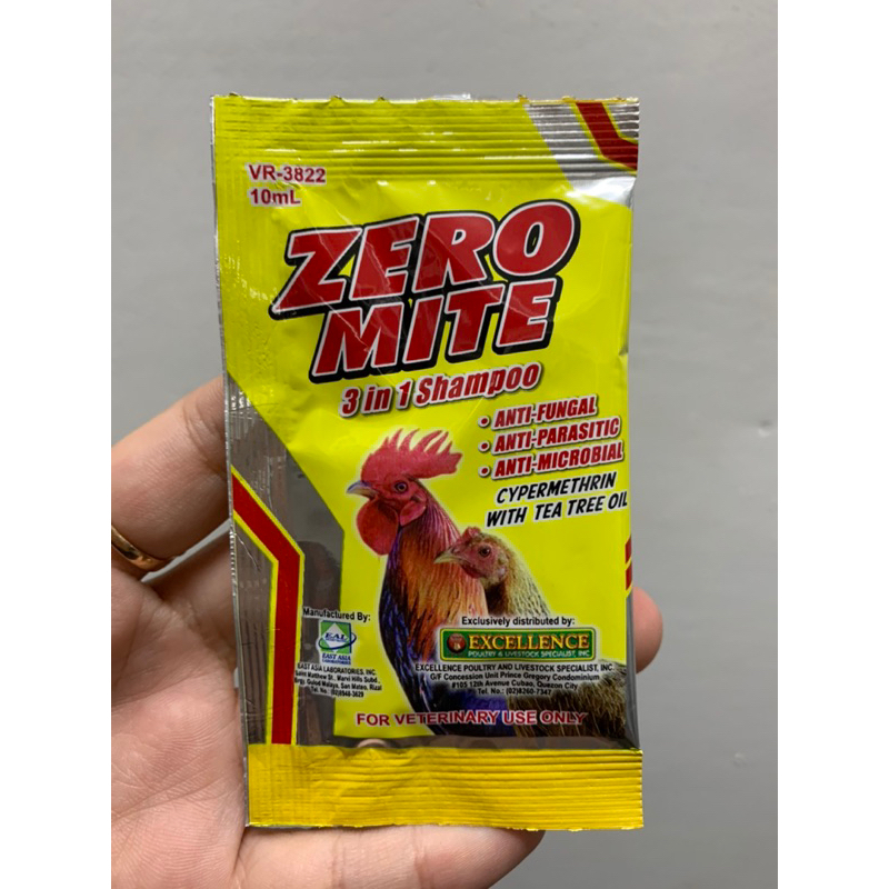 EXCELLENCE ZERO MITE SHAMPOO FOR GAMEFOWL 10ML (1 SACHET) Shopee Philippines