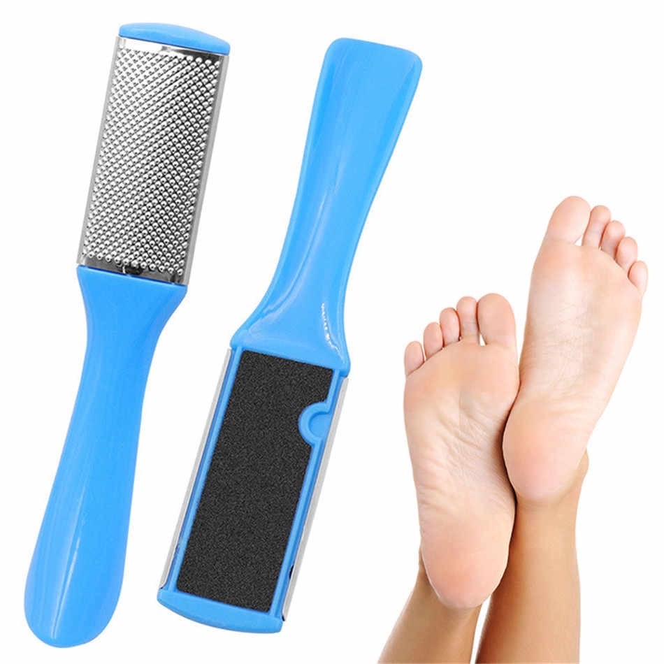 2 in 1 Footscrub callus removing tools footspa stainless steel srubber