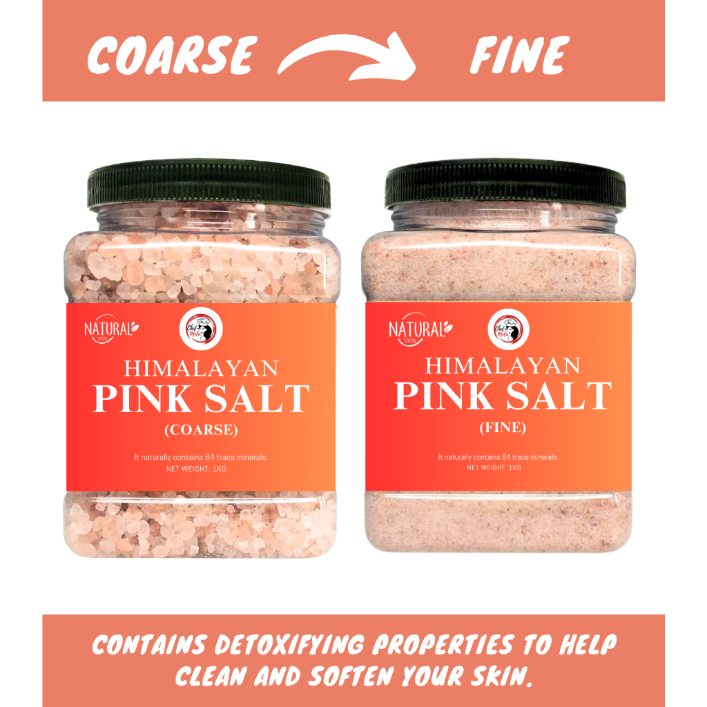 Himalayan Pink Salt (Coarse & Fine) | Shopee Philippines
