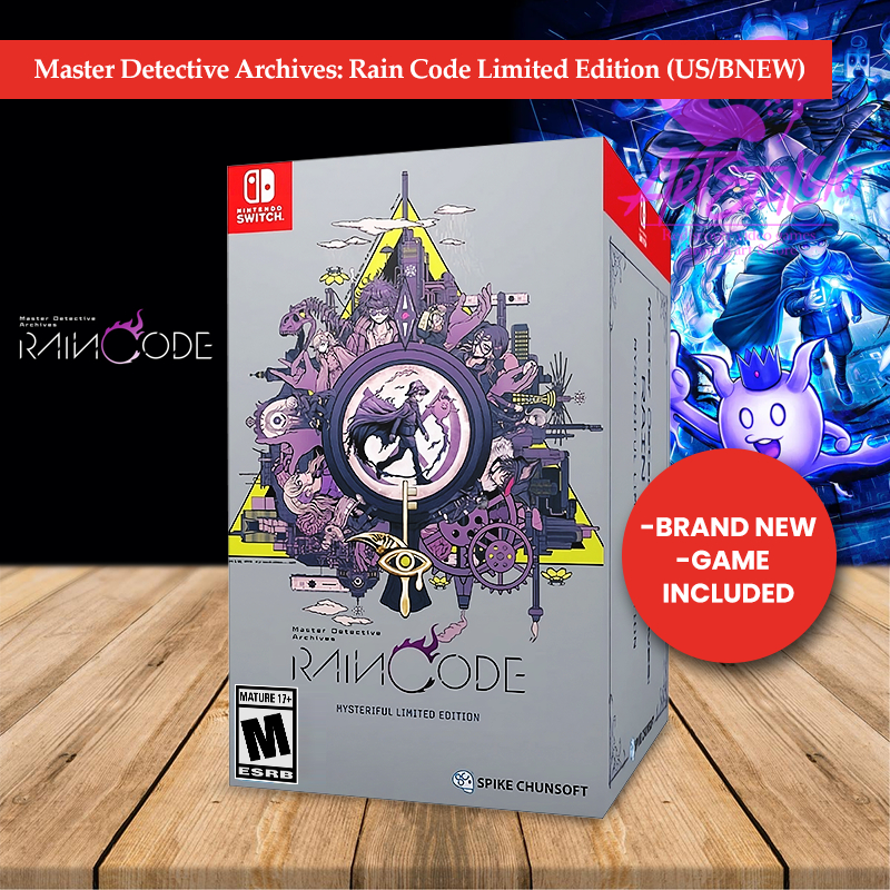Master Detective Archives: Rain Code Limited Edition (US/BNEW) | Shopee ...