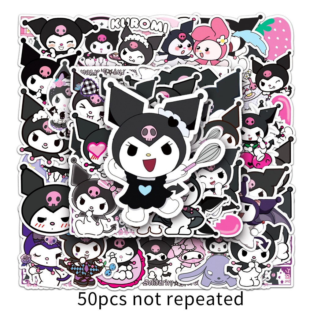 50PCS Kuromi design L50-Kuromi Waterproof Stickers | Shopee Philippines